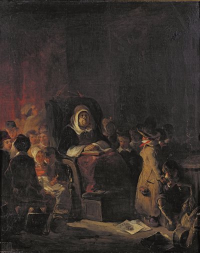 The Schoolmistress by Nicolas Toussaint Charlet